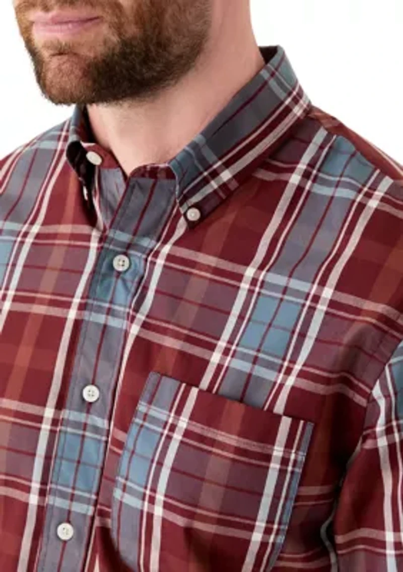 Easy Care Plaid Printed Shirt