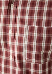 Short Sleeve Easy Care Plaid Shirt