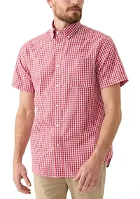 Short Sleeve Easy Care Plaid Shirt