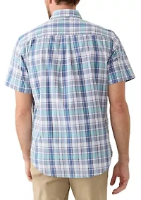 Short Sleeve Easy Care Plaid Shirt
