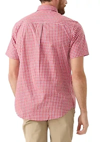 Short Sleeve Easy Care Plaid Shirt