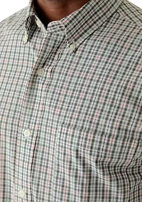 Men's Short Sleeve Easycare Plaid Shirt
