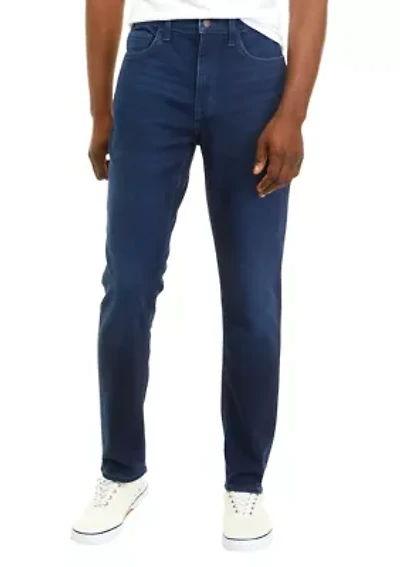 Knit Denim Slim Jeans