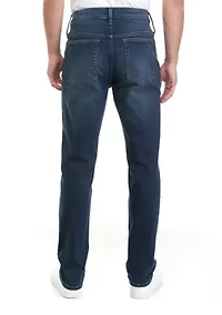 Knit Denim Athletic Jeans