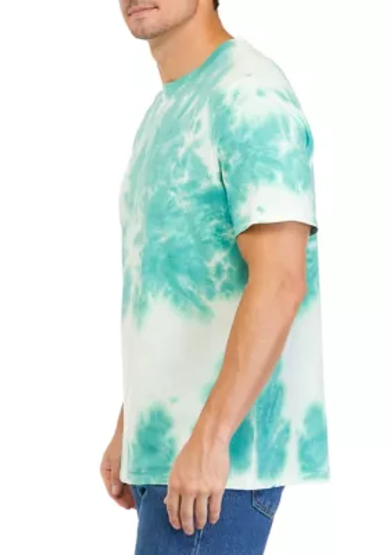 Short Sleeve Tie Dye Crew T-Shirt