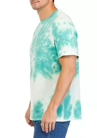 Short Sleeve Tie Dye Crew T-Shirt