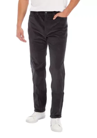 Men's Slim Fit Corduroy Pants