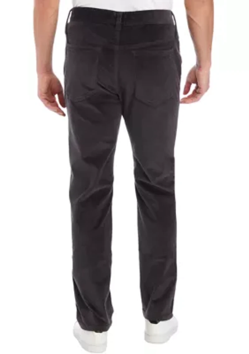 Men's Slim Fit Corduroy Pants