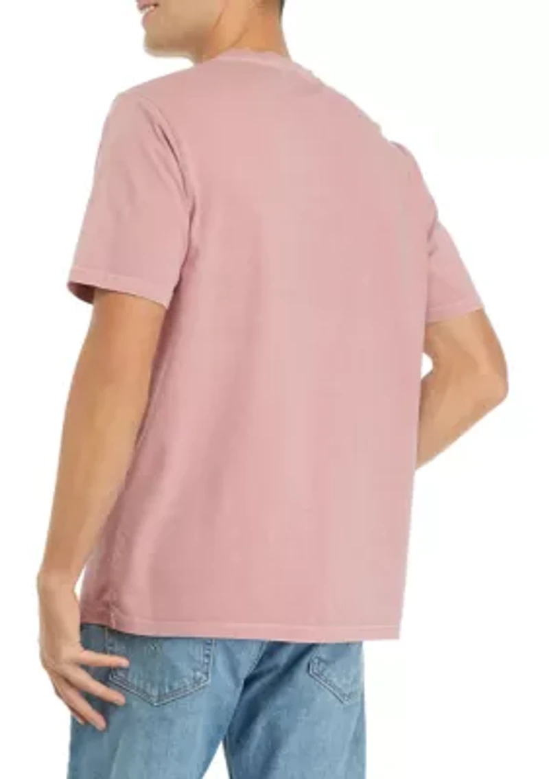 Short Sleeve Garment Dyed T-Shirt