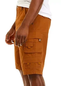 Stacked Cargo Shorts