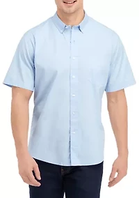 Short Sleeve Poplin Solid Shirt