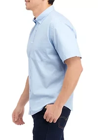 Short Sleeve Poplin Solid Shirt