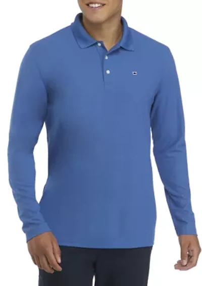 Long Sleeve Piqué Polo Shirt