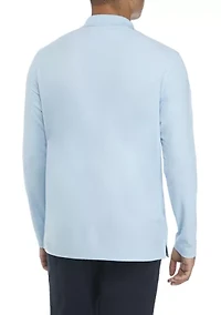Long Sleeve Piqué Polo Shirt