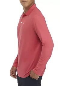 Long Sleeve Piqué Polo Shirt