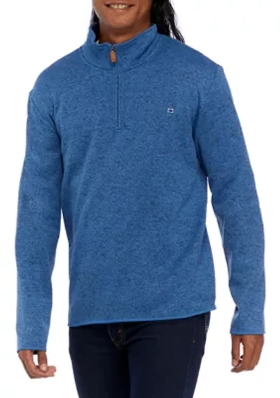 Sweater Fleece Quarter Zip Pullover