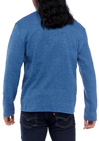 Sweater Fleece Quarter Zip Pullover