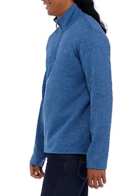 Sweater Fleece Quarter Zip Pullover