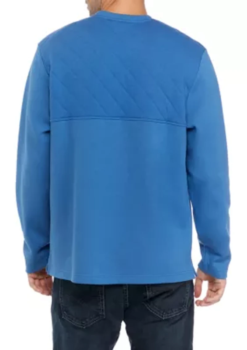 Long Sleeve Quilted T-Shirt