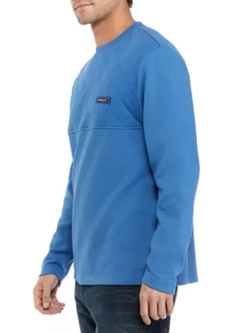 Long Sleeve Quilted T-Shirt