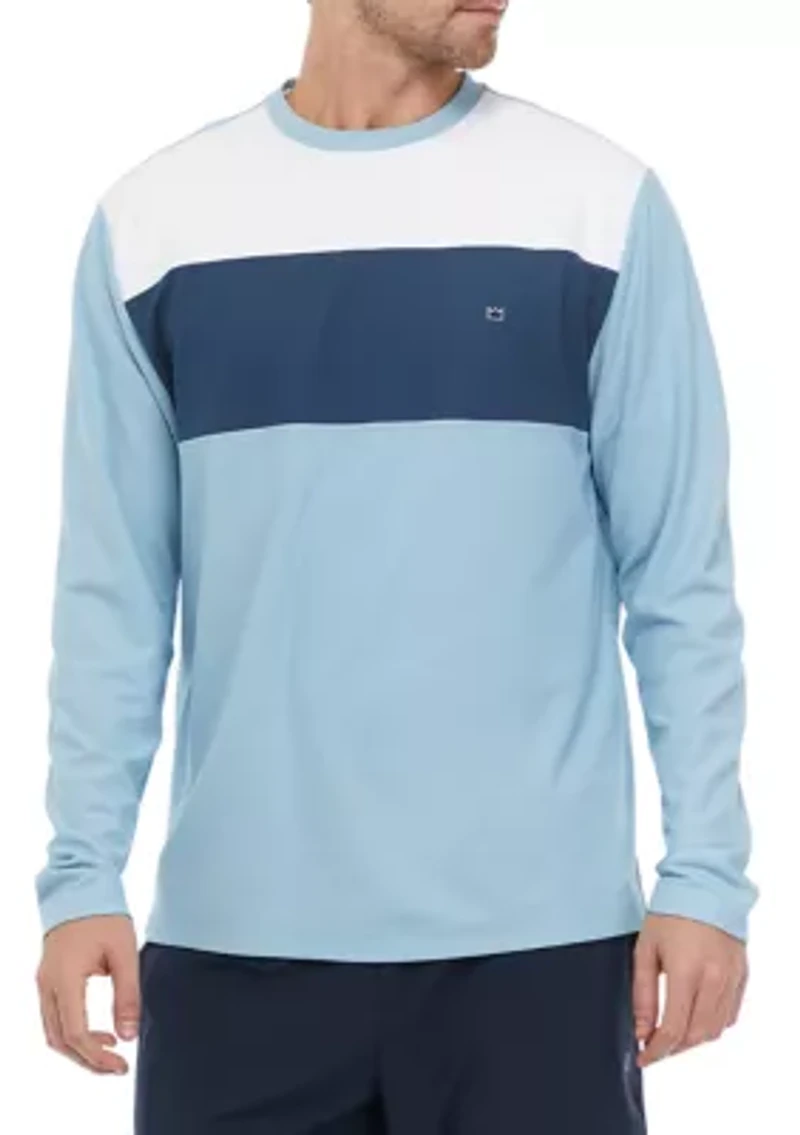 Long Sleeve Color Block Shirt