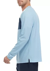 Long Sleeve Color Block Shirt
