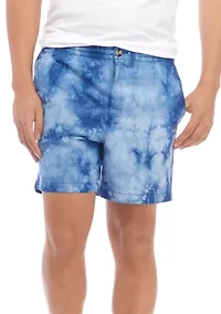 6 Inch Tie Dye Deck Shorts