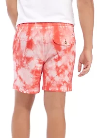 6 Inch Tie Dye Deck Shorts