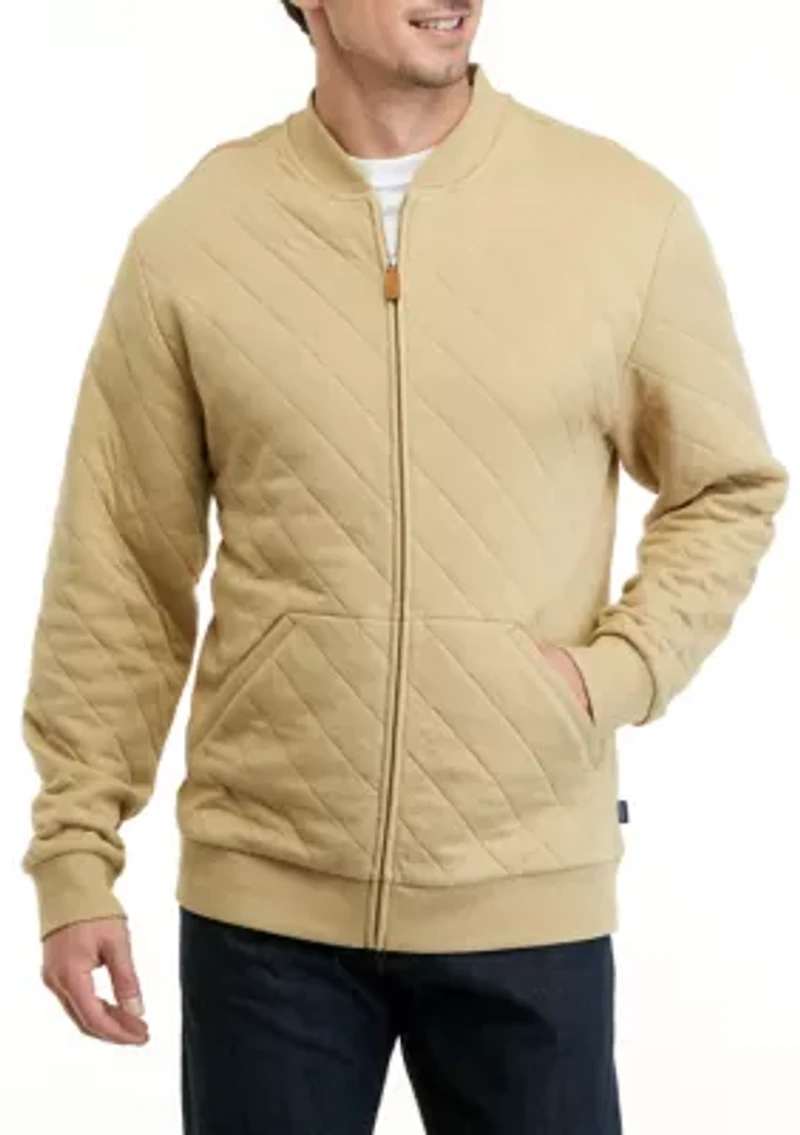 Quilted Full Zip Jacket
