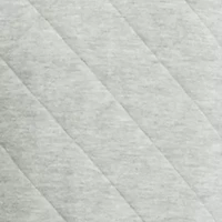 Quilted Stand Collar Pullover