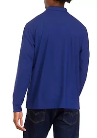 Men's Long Sleeve Performance Piqué Polo