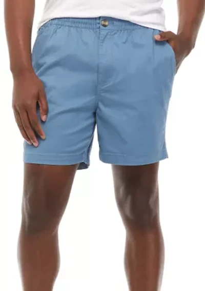 6 Inch Twill Deck Shorts