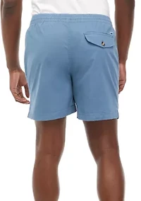 6 Inch Twill Deck Shorts