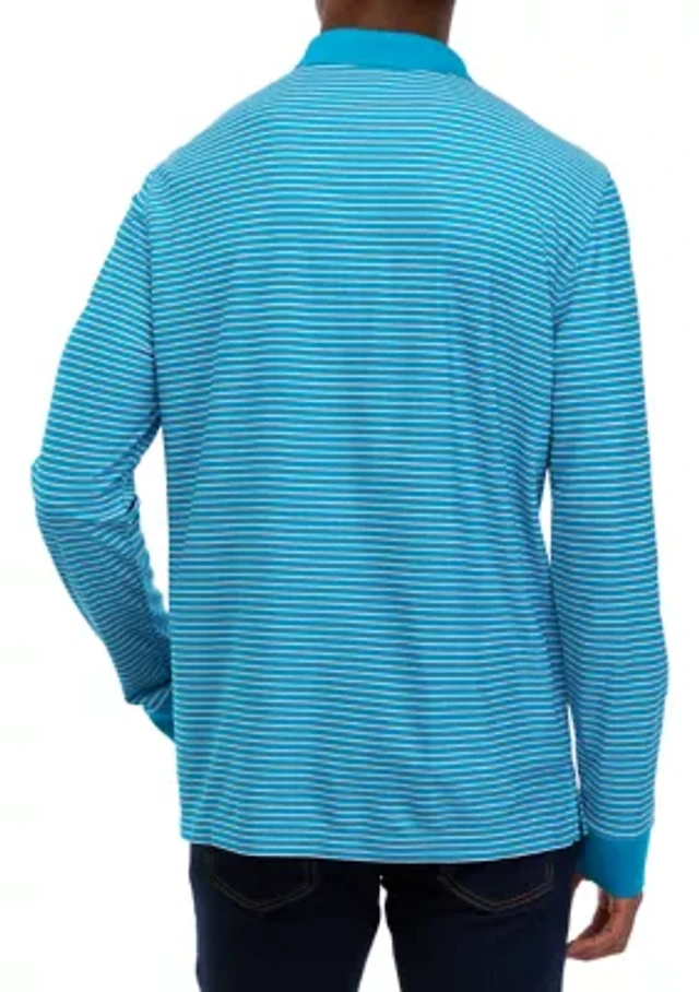 Crown & Ivy Long Sleeve Piqu Polo Shirt | The Summit