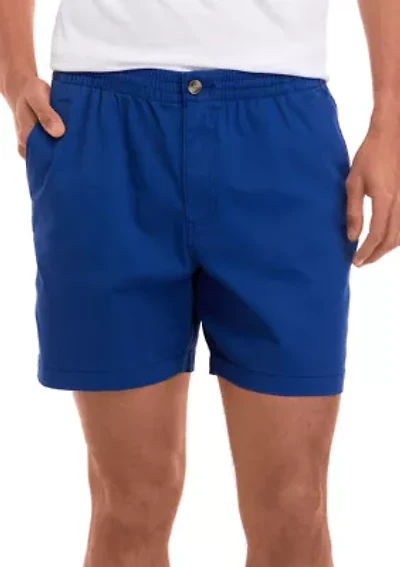 6" Twill Deck Shorts