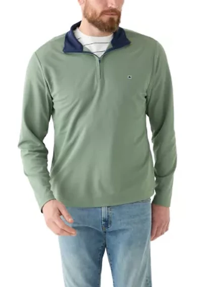 Piqué 1/4 Zip Pullover