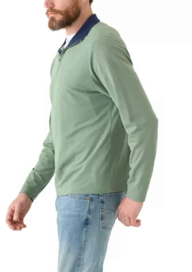 Piqué 1/4 Zip Pullover