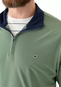 Piqué 1/4 Zip Pullover