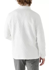 Quilted Quarter Zip Pullover