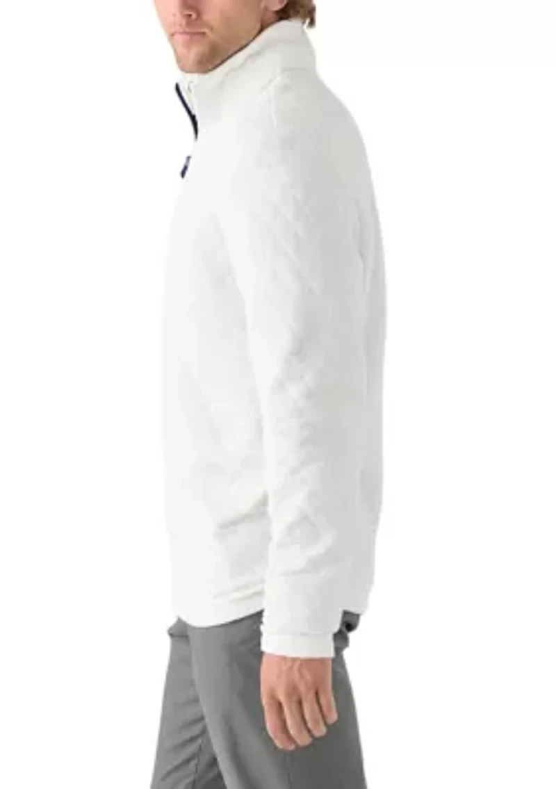 Quilted Quarter Zip Pullover