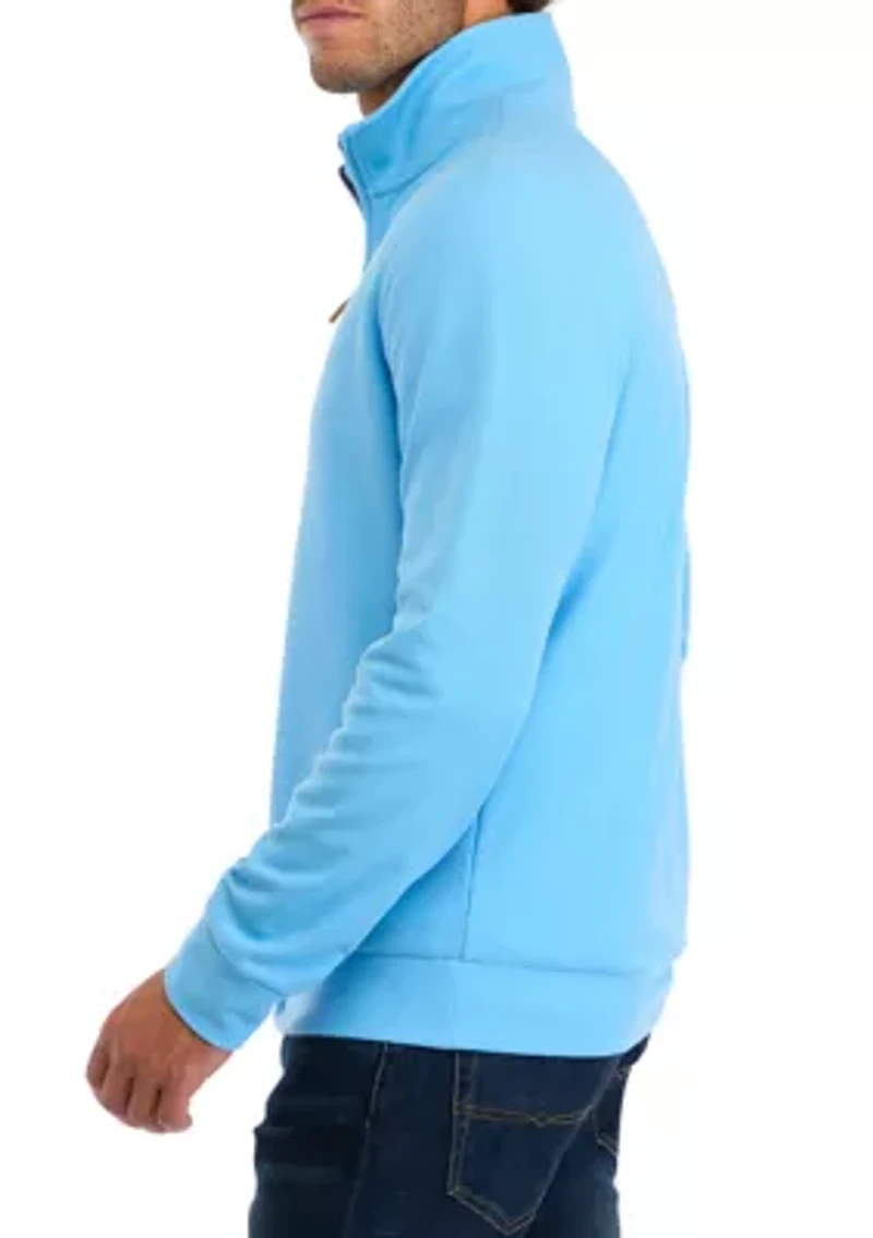 Oxford Piqué 1/4 Zip Pullover