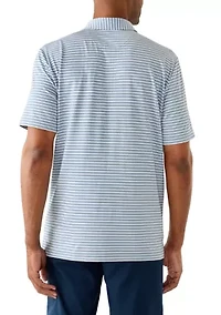 Men's Striped Performance Polo Shirt