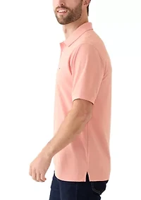 Men's Short Sleeve Pique Polo