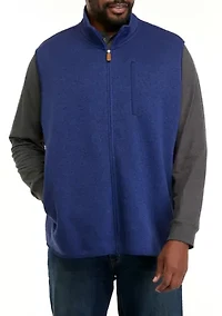 Big & Tall Sweater Fleece Vest