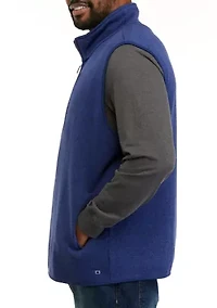 Big & Tall Sweater Fleece Vest