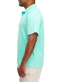 Big & Tall Short Sleeve Fishing Polo Shirt