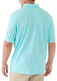 Big & Tall Short Sleeve Fishing Polo