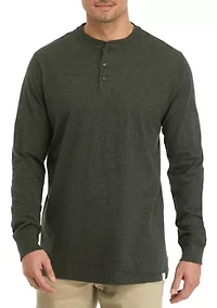 Long Sleeve Henley Shirt
