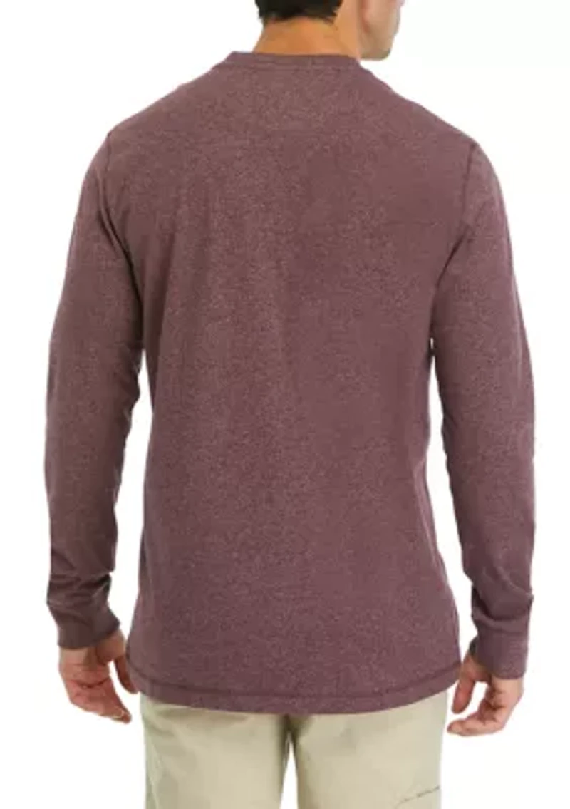 Long Sleeve Henley Shirt
