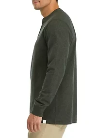 Long Sleeve Henley Shirt